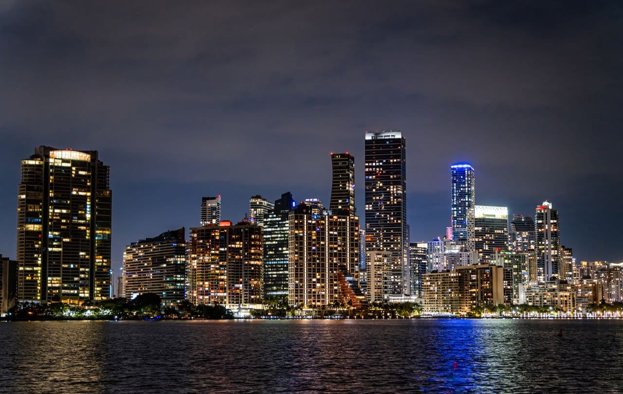 Miami-Fort Lauderdale-West Palm Beach, FL skyline