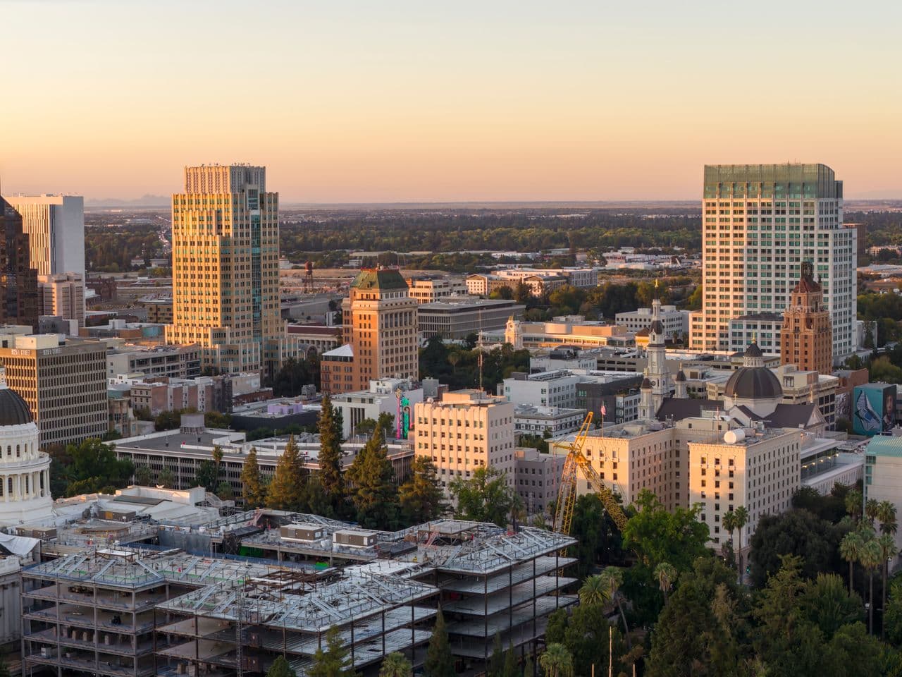 Fresno, CA skyline